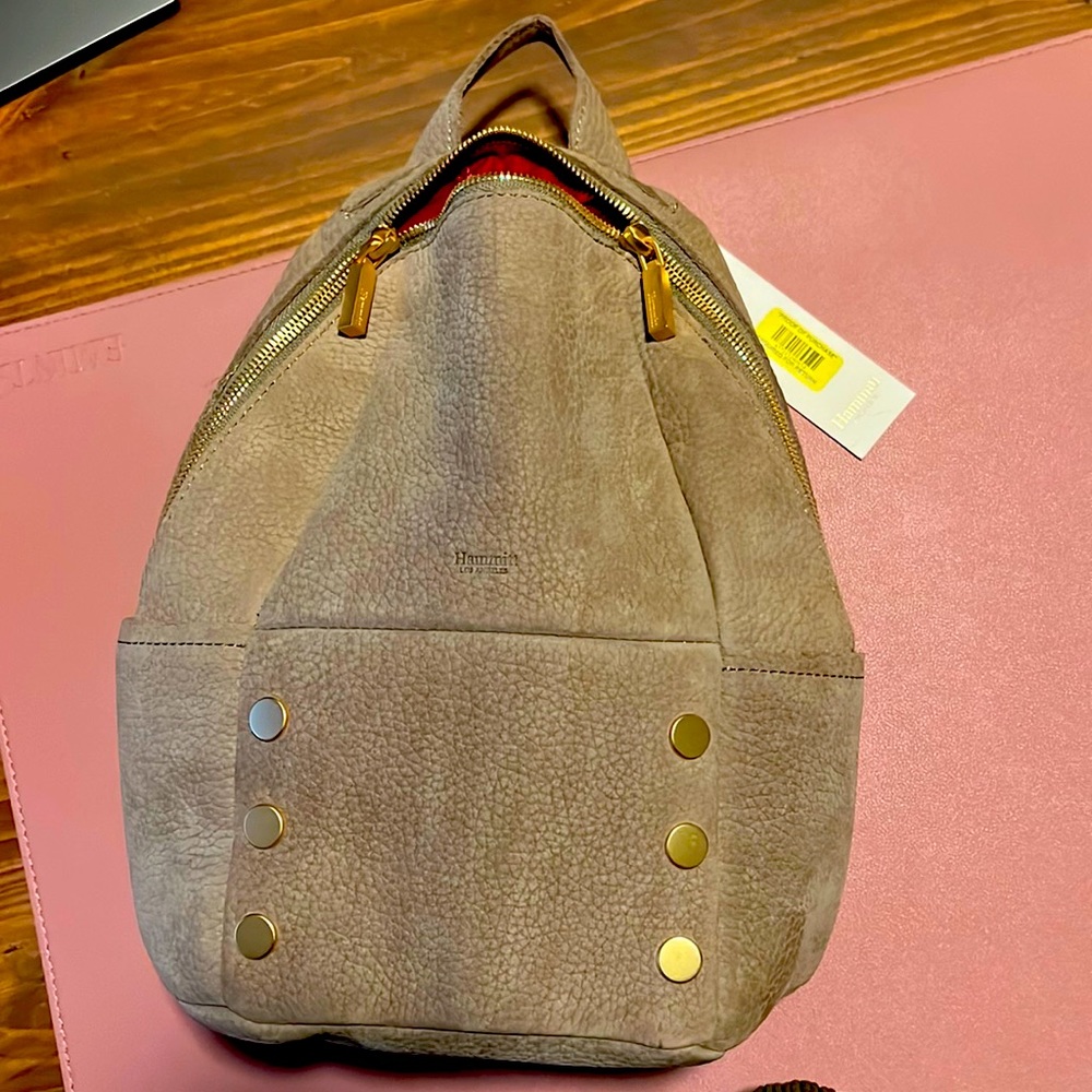 Olive Green Nubuck Suede Hunter Medium Hammitt Backpack